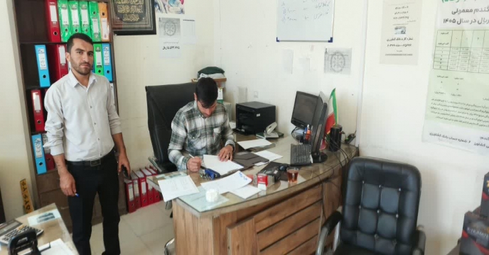 بازدید از کارگزاری های توزیع فروش کود کشاورزی شهرستان فاروج