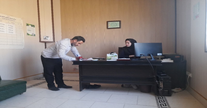 بازدید و پایش کود از انبار کارگزاری تعاونی تولید فجر سه قلعه
