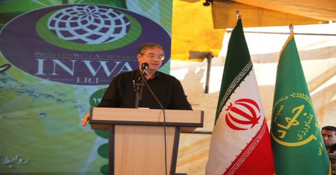 حضور مدیر شرکت خدمات حمایتی کشاورزی درآغاز عملیات اجرایی پروژه گلخانه ۵۰ هکتاری «مزرعه مهر وطن» در شهرستان خوی
