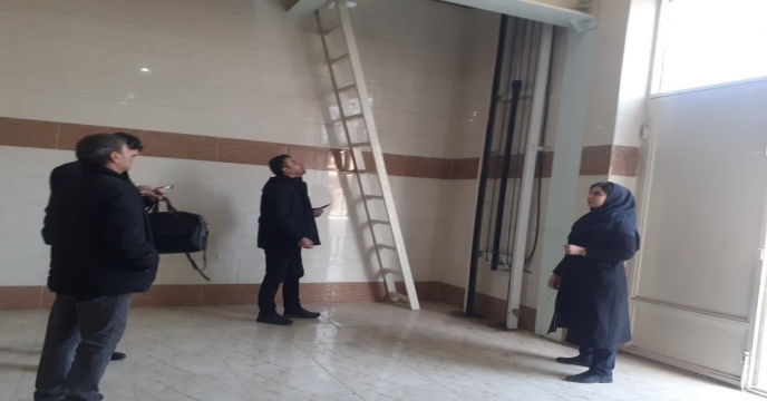 بازدید کارشنان فنی از محل جدید انبار کارگزاری شهرستان قرچک