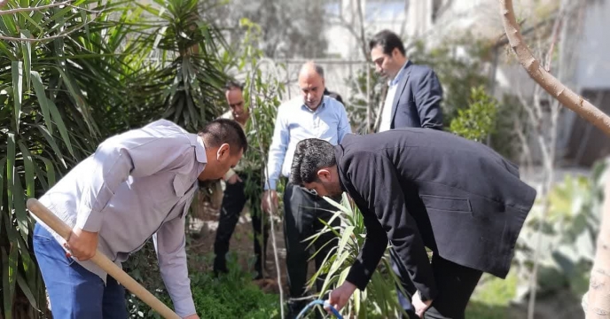 گرامیداشت هفته منابع طبیعی و درختکاری در شرکت خدمات حمایتی استان تهران