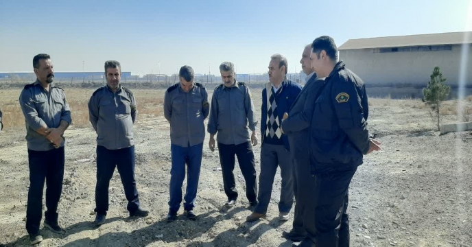 برگزاری مانور آمادگی نیروهای حفاظتی شرکت خدمات حمایتی کشاورزی استان تهران در شرایط پدافند غیر عامل