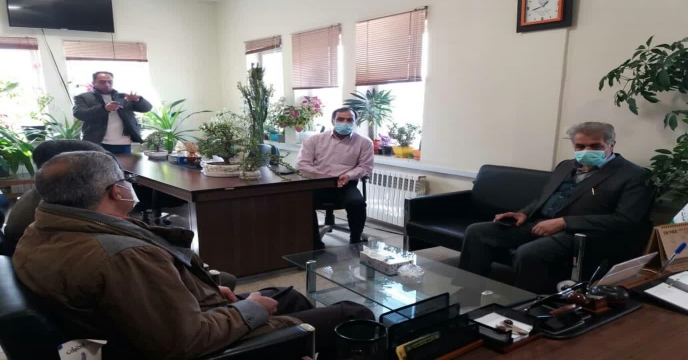 بازدید ریاست جدید محترم سازمان جهاد کشاورزی استان مرکزی از شرکت خدمات حمایتی - بمهن 140