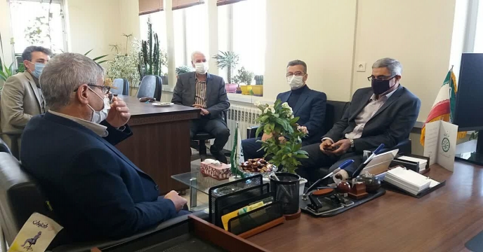 جلسه مدیران سازمان جهاد کشاورزی با مدیر شرکت خدمات حمایتی کشاورزی استان مرکزی