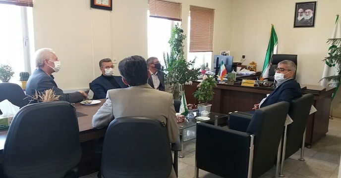 جلسه مدیران سازمان جهاد کشاورزی با مدیر شرکت خدمات حمایتی کشاورزی استان مرکزی