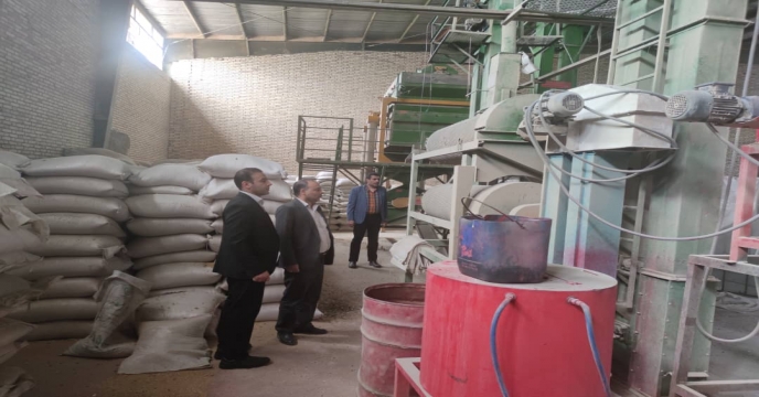 بازدید مدیریت فنی و بهبود کیفیت بذر و نهال از مرکز بوجاری شهرستان شاهرود