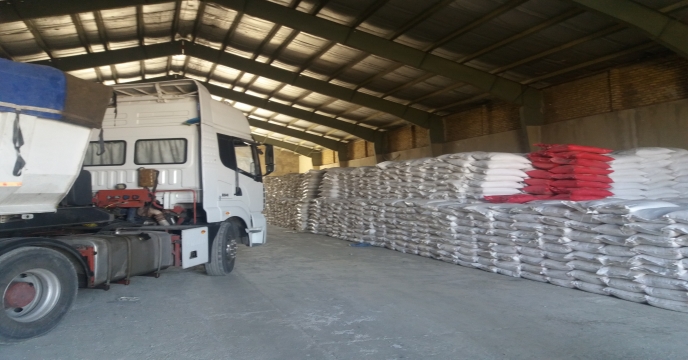 حمل و ارسال کود سولفات پتاسیم و سوپرفسفات تریپل به کارگزاران تحت پوشش ساوه