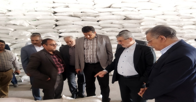 بازدید مهندس ملازاده از مجتمع انبارهای شرکت خدمات حمایتی کشاورزی خراسان جنوبی