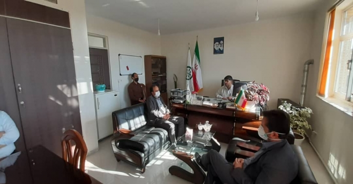 جلسه دوستانه مدیر استان با کارکنان