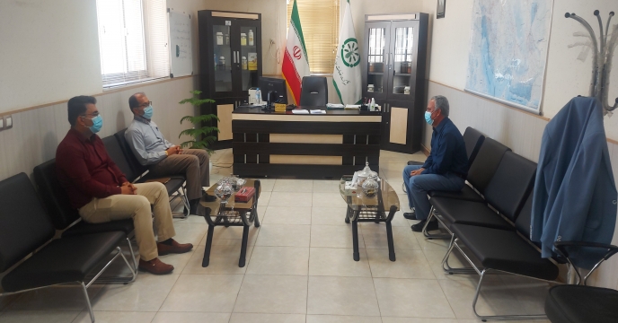 نشست صمیمی رئیس سازمان بسیج مهندسین کشاورزی و منابع طبیعی استان بوشهر با مدیر شرکت خدمات حمایتی کشاورزی استان بوشهر