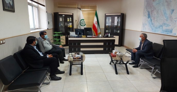 شست مدیر زراعت سازمان جهاد کشاورزی با مدیر شرکت خدمات حمایتی کشاورزی استان بوشهر