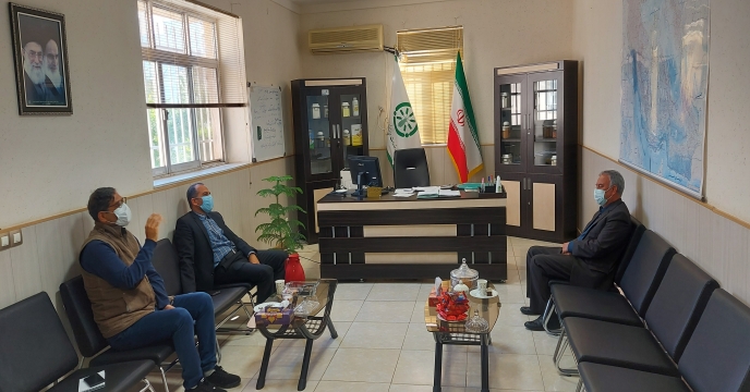 دیدار معاون بهبود توليدات دامی سازمان جهاد کشاورزی استان با مدیر شرکت خدمات حمایتی کشاورزی استان بوشهر
