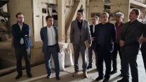 بازدید معاون محترم فنی و کنترل کیفی وهیئت همراه از کارخانه بوجاری بذر شرکت خدمات حمایتی کشاورزی استان گلستان