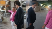 بازدید کارشناسان فنی شرکت خدمات حمایتی کشاورزی استان تهران از خط تولید کود سولفات پتاسیم گرانوله شرکت میهن زاج جهت تمدید قرارداد