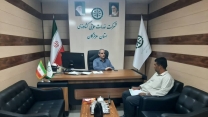 جلسه مدیر شرکت خدمات حمایتی کشاورزی هرمزگان با کارگزار شهرستان بندرعباس