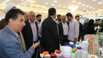 حضور سرپرست معاونت بهبود تولیدات گیاهی سازمان جهاد کشاورزی ، رییس مرکز تحقیقات کشاورزی و منابع طبیعی  در هشتمین همایش آموزشی ترویجی