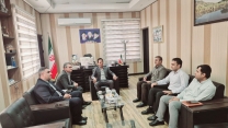 برگزاری جلسـه با فرماندار شهرستان قلعـه گنـج با موضوع تامین کود مورد نیاز کشاورزان این منطقه