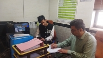 بازدید و نظارت کارشناس شرکت خدمات حمایتی کشاورزی استان قم از کارگزاری ملک‌آباد
