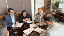 جلسه بازگشایی مناقصه نیروهای شرکتی حفاظت فیزیکی استان سمنان