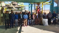 بازدید مدیر شرکت خدمات حمایتی کشاورزی خراسان جنوبی از سایت بوجاری 