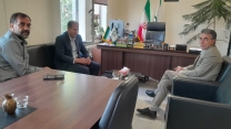 دیدار و گفتگو مدیر شرکت خدمات حمایتی استان مرکزی  با مدیر جهاد کشاورزی شازند ، و قدردانی از عملکرد شرکت خدمات حمایتی کشاورزی 