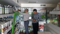 بازدید از روند توزیع کودهای شیمیایی در شهرستان شهرکرد استان چهارمحال وبختیاری
