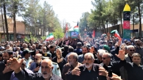 حضور مدیر و کارکنان شرکت خدمات حمایتی کشاورزی خراسان جنوبی در مراسم تشییع پیکر مطهر شهدای اقتدار ملی 