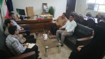 دیدار محسن مهدوی مدیر شرکت خدمات حمایتی کشاورزی استان چهارمحال و بختیاری با علی شریفی مدیر جهاد کشاورزی شهرستان شهرکرد همزمان با هفته دولت