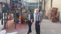 بازدید کارشناس معین امور ماشینها و ادوات کشاورزی شرکت خدمات حمایتی کشاورزی استان چهار محال و بختیاری از کارخانه بوجاری شرکت خدمات حمایتی کشاورزی استان اصفهان