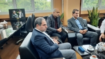 دیدار عضو هیأت مدیره و هیأت همراه با رئیس سازمان جهاد کشاورزی مازندران