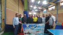 برگزاری مسابقات ورزشی پینگ پنگ به مناسبت دهه مبارک فجر انقلاب اسلامی در زنجان