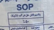 توزیع  مقدار۵۰ تن کود سولفات پتاسیم گرانوله در شهرستان گمیشان درسه ماهه سال جاری