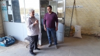 بازدید گروه پایش از انبار کارگزاران شهرستان میبد  استان یزدبا هدف ارزیابی وضعیت ذخیره و توزیع کودهای کشاورزی