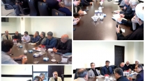 برگزاری جلسه برای میزبانی از زائران وداع با رهبر شهید انقلاب باحضور معاون شرکت خدمات حمایتی کشاورزی استان قم