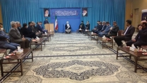 دیدار مسئول حراست شرکت خدمات حمایتی کشاورزی یزد با نماینده محترم ولی فقیه در استان به مناسبت ایام الله دهه مبارک فجر 