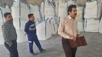 بازدید از پارتهای کود آماده تحویل شرکت پویا تدبیر فراست شهرستان ساوه  در استان مرکزی 