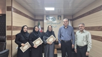 تجلیل از کارمند نمونه شرکت خدمات حمایتی کشاورزی استان هرمزگان