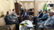 دیدار مهندس ملازاده با رئیس سازمان جهادکشاورزی خراسان جنوبی