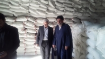 بازدید میدانی نماینده محتر م ولایت فقیه در سازمان جهاد کشاورزی از انبارهای ذخیره واستراتژیک  کودهای کشاورزی شعبه لرستان