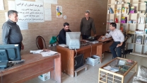 بازدید کارگروه پایش از انبار کارگزاری علی اصغر حیدرزاده و بررسی روند توزیع کود در شهرستان کاشان، استان اصفهان