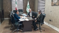 جلسه حمل وتوزیع  کود کشاورزی مدیر شرکت خدمات حمایتی کشاورزی لرستان با مدیر جهاد کشاورزی شهرستان خرم آباد