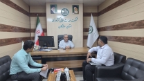نشست مدیر شرکت خدمات حمایتی کشاورزی هرمزگان با مدیرعامل تعاونی روستایی سندرک